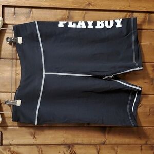 Playboy x Missguided Black Active Shorts Size 10
